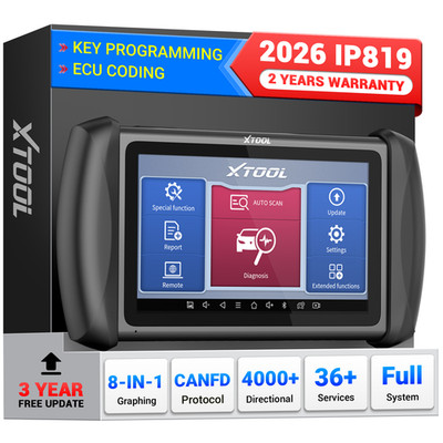 XTOOL IP819 Bidirectional Diagnostic Tool ECU Coding Key Programmer Full System