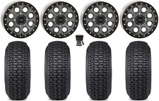 System 3 SB-7 14" Wheels Ti (4+3) 30" Regulator 2 Tires Polaris Ranger XP 9/1K