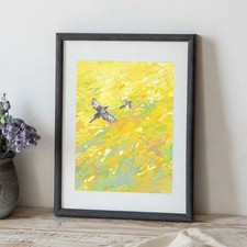 Cornice da parete in legno massello 25,2x35,4 cm per opere d'arte foto elegante