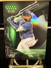 2026 Topps Chrome Black Junior Caminero Refractor /99 🔥 Rays