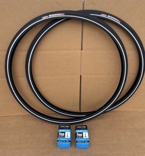 700 X 32c Road Bike Tires Tubes Set Black Reflective Wall Heavy Duty Duro 700 X 32c Road Bike Tires Tubes Set Black Reflective Wall Heavy Duty Duro