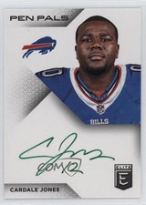 2016 Donruss Elite Pen Pals Green Ink Cardale Jones #PP-CJ Auto 0c6