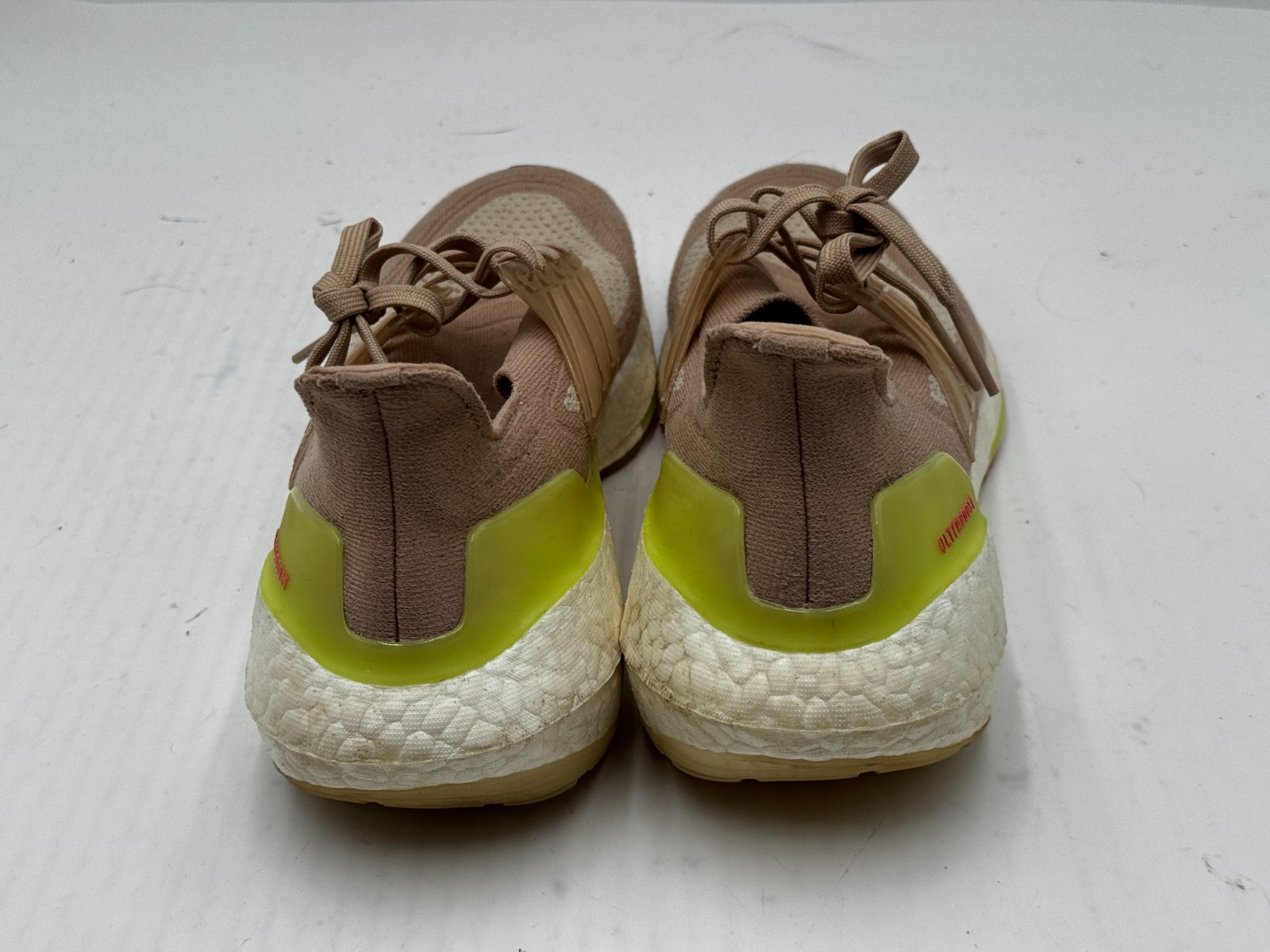 Adidas Ultraboost 21 Womens Sneaker Size 9 Ash Pearl Halo Ivory   Shoes FY0399 thumbnail 6