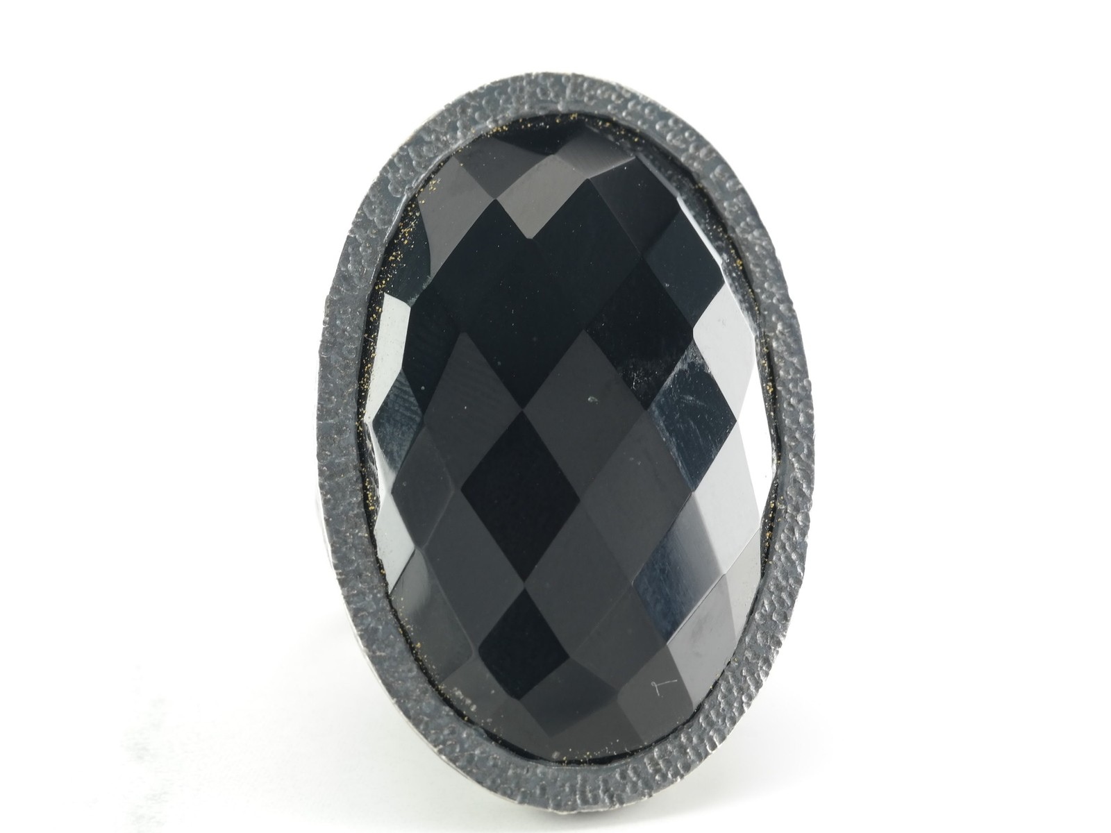 Sevan Black Onyx Sterling Silver Ring Size 6 1/4 - image 3