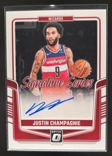 2024-25 Donruss Optic Basketball Justin Champagnie Signature Series