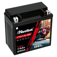 Motorradbatterie YTX14L-BS GEL 12V 14Ah 250A/EN Novelbat Harley Davidson HVT-03