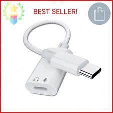USB C to Lightning Headphone Audio Adapter, USB C Male to Lightning Female Earbu
