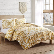 Full/Queen Comforter Set, Boho Bedding with Shams - Panther Collection