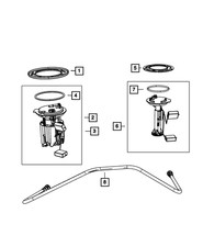 Genuine Mopar Fuel Transfer Tube 04766080AC