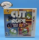 Cut The Rope: Triple Treat Nintendo 3DS Puzzle Game SEALED Rare-sealed