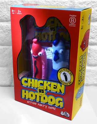 Chicken vs Hotdog Action Party Spiel komplett mit allen Karten. Big Potato Games