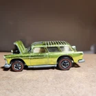 1969 HOT WHEELS) REDLINE CLASSIC NOMAD, 1:64, SPECTRAFLAME LIME, GREAT CONDITION