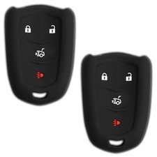 2 Key Fob Remote Skin 4b Shell Case Cover Replacement for Cadillac HYQ2AB