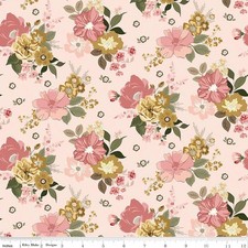 Renew  Cotton Fabric Riley Blake Daisy  Flora...