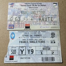 FRANCE v ENGLAND in PARIS RUGBY UNION TICKETS