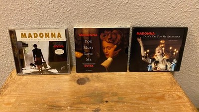 3 MADONNA Maxi Singles:YOU MUST LOVE ME,DON'T CRY FOR ME ARGENTINA,ANOTHER SUITC