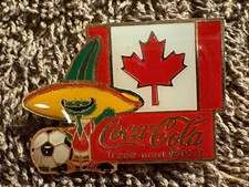 MEXICO 1986 SOCCER WORLD CUP  PINS - TEAM CANADA MASCOT PIN