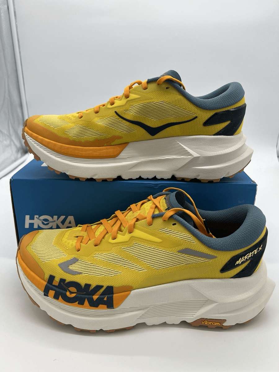 HOKA Men's Mafate X Trail Running Shoes Zest Mountain Fog ZTM NWB