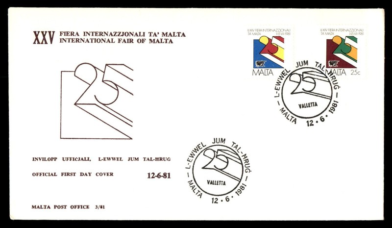 Mayfairstamps Malta FDC 1981 International Fair 25 Combo First Day Cover aaz_699