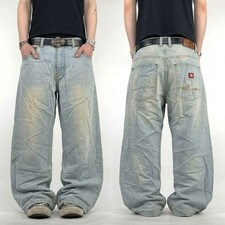 Vintage rare ecko unltd embroidered y2k baggy wide leg skater grunge jeans