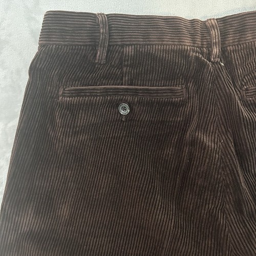 Vintage Eddie Bauer Pants Mens 36x32 Brown Deep Corduroy Straight Leg Baggy Y2K - Picture 16 of 17