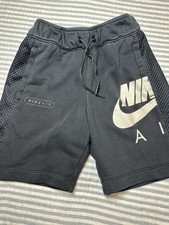 Nike Air Boys Youth French Terry Shorts Black DM8086-010 Size S