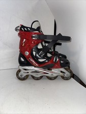 Roller Derby Proline 900 Elite Inline Skates Men  s Size 10 Black Red High Speed