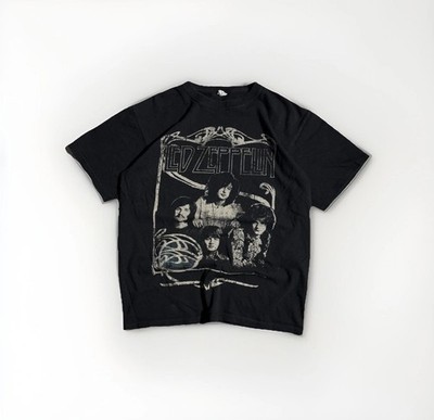 2011 VTG Anvil Led Zeppelin Band Black Graphic Shirt Mens Size Medium 