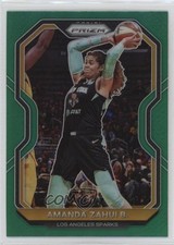 2021 Panini Prizm WNBA Green Prizm Amanda Zahui B #46 0y59