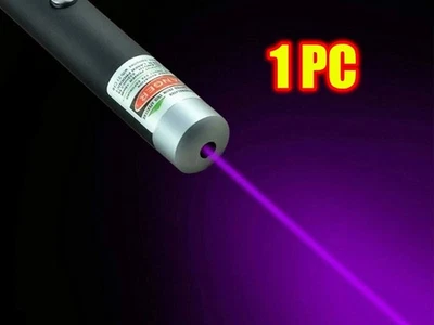 NDC High Quality Purple Laser Pointer/Pen - Strong Bright 1mW Beam Cat/Dog/Pet Toy