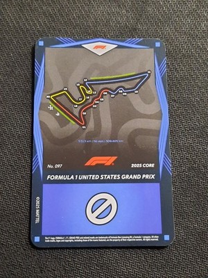 2025 UNO Elite Blue 097 United States Grand Prix