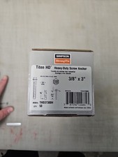 Simpson THD37300H 3/8" x 3" Titen HD Heavy Duty Screw Anchor 50/pk