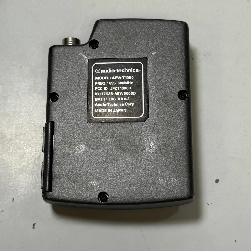 Audio Technica AEW-T1000 UHF Transmitter 655-680MHz - Image 2 of 3