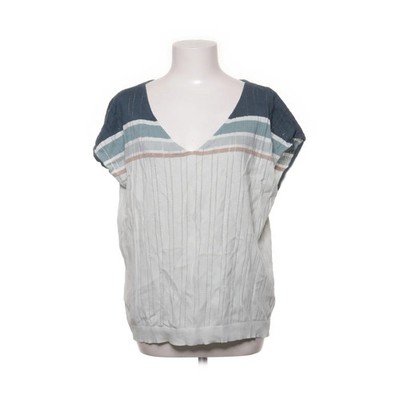TwoThirds, Pullunder, Größe: XL, Blau/Weiß/Beige, Bio-Baumwolle, Streifen #E13