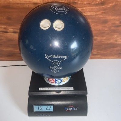 Ebonite Gyro Balanced Urethane Gyro 1 Bowling Ball - 15 lbs. - 2.2 oz. - Drilled