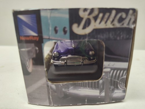 1949 Purple BUICK Roadmaster CONVERTIBLE 1/43 DIECAST Toy CAR NewRay #48387 - Picture 4 of 9