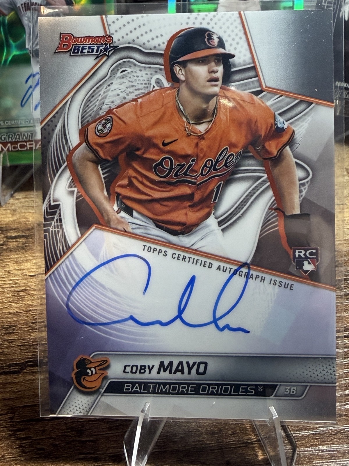 2025 Bowman's Best - Best of 2025 Autographs Coby Mayo #B25-CM Refractor (AU,...
