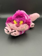 DISNEY Store Alice In Wonderland CHESHIRE CAT Plush Vintage 1990s 14  w/Tail 