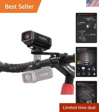 AKY-710S Bike Camera with Mount, 4K 28fps, 2K 55fps, Wide-Angle 142 ,  Emerg...