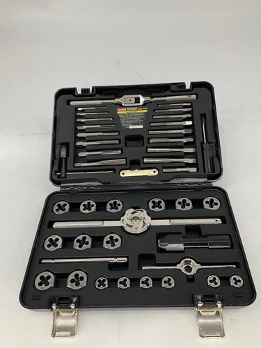 ICON Metric Tap & Die Set 41-Piece Tungsten Molybdenum Steel TDMT-41 59159 - product listing photo