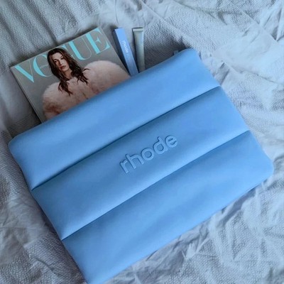 BRAND NEW Rhode Oversized Bubble Bag (Sugarberry)   Premium Cosmetic Travel Bag