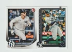 2 AARON JUDGE 2025 CARDS TOPPS + BOWMAN