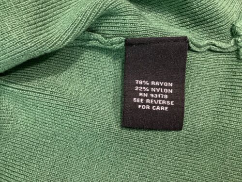 Premise Studio Womens Shirt Green Sleeveless Top Side Slits Turtle-V Neck - Picture 9 of 13