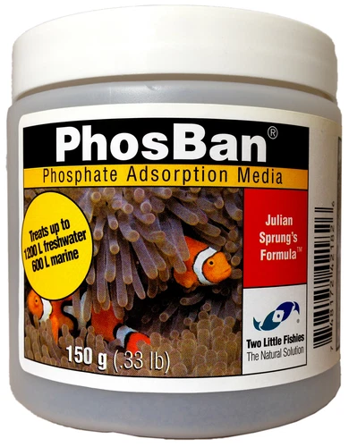 JULIAN SPRUNGS PHOSBAN 150G PHOSPHATE ADSORPTION MEDIA MARINE AQUARIUM FISH TANK