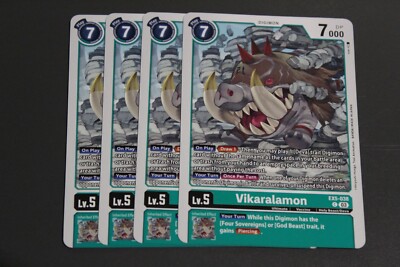 Digimon TCG (2020) - EX5-038 - 4x Vikaralamon - Grün - Common