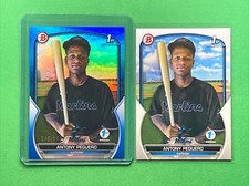 2023 Bowman 1st edition Antony Peguero 1st Bowman #BPPF-62 Blue Foil /150 Miami