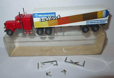 b WIKING HO 1/87 TRUCK TRAILER PETERBILT CONTAINER PAINT TRUCK MASTER PRICE