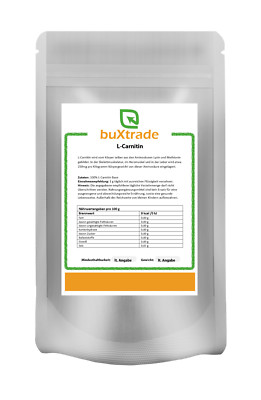 10x 500g | L-Carnitin Base Pulver | Aminosäure | Nutrition | L - Carnitin | 5 kg