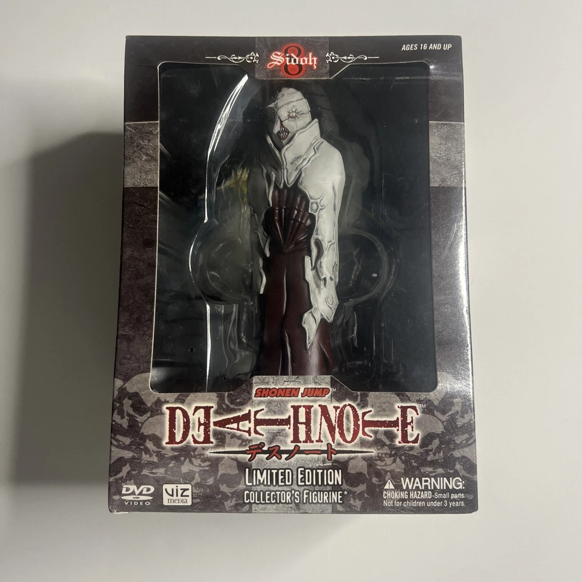 Death Note Limited Edition Collector's Figurine & DVD #8 New