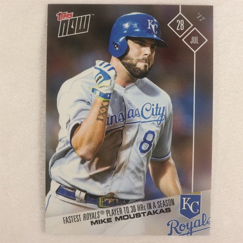 2017 Topps Now 408 Mike Moustakas